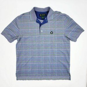 Brooks Brothers St Andrews Links Shirt Mens Size M Golf Blue Green Plaid